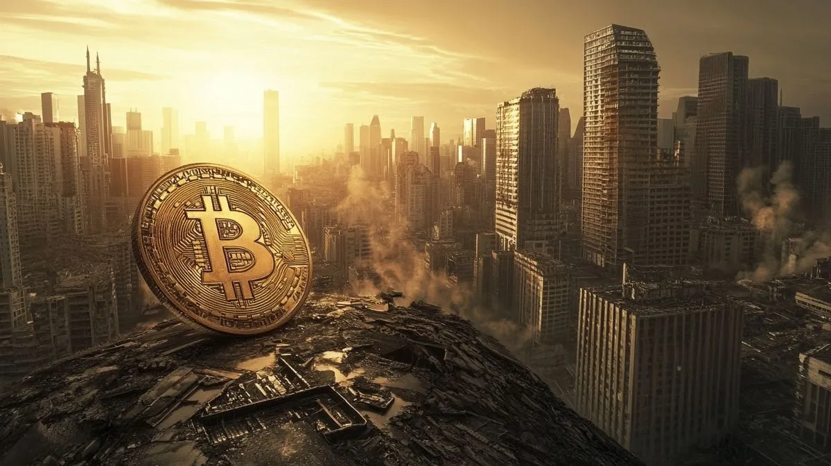 Cryptocurrency exchange platform interface with trading charts